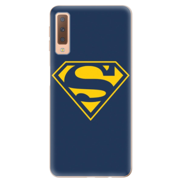 Silikonové odolné pouzdro iSaprio Superman 03 na mobil Samsung Galaxy A7 (2018) (Silikonový odolný kryt, obal, pouzdro iSaprio Superman 03 na mobil Samsung Galaxy A7 2018)