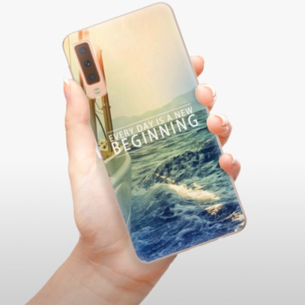 Silikonové pouzdro iSaprio - Samsung Galaxy A7 (2018) - Beginning