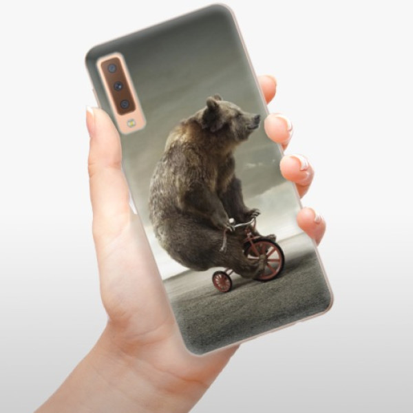 Silikonové pouzdro iSaprio - Samsung Galaxy A7 (2018) - Bear 01