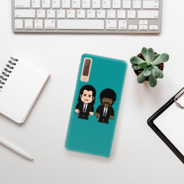 Silikonové pouzdro iSaprio - Samsung Galaxy A7 (2018) - Pulp Fiction