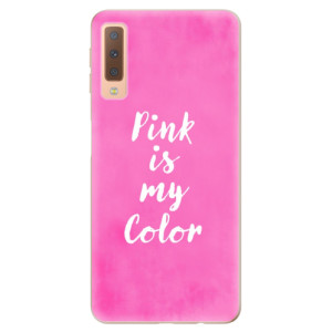 Silikonové pouzdro iSaprio - Samsung Galaxy A7 (2018) - Pink is my color