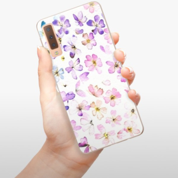 Silikonové pouzdro iSaprio - Samsung Galaxy A7 (2018) - Wildflowers