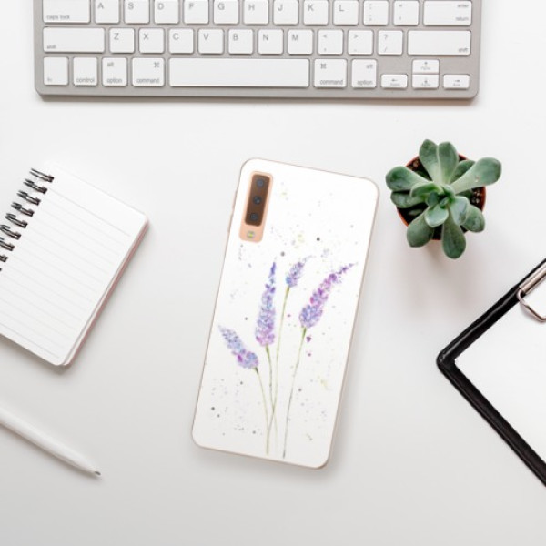 Silikonové pouzdro iSaprio - Samsung Galaxy A7 (2018) - Lavender