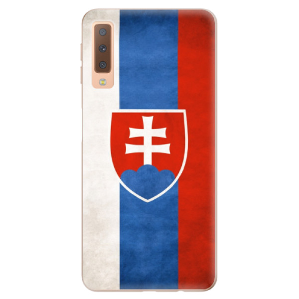 Odolné silikonové pouzdro iSaprio - Slovakia Flag - Samsung Galaxy A7 (2018)