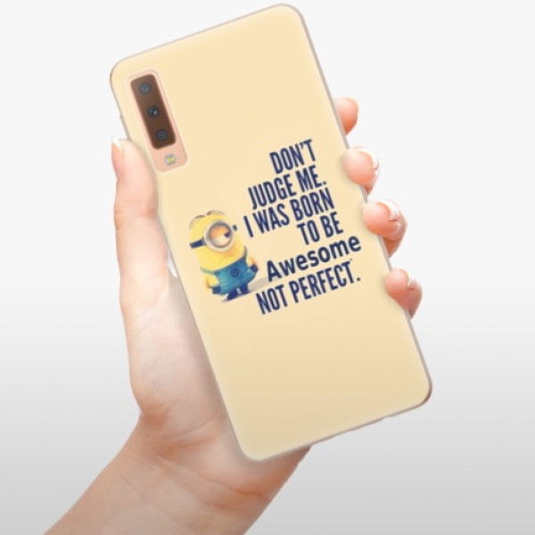 Silikonové pouzdro iSaprio - Samsung Galaxy A7 (2018) - Be Awesome