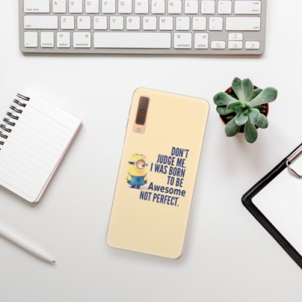 Silikonové pouzdro iSaprio - Samsung Galaxy A7 (2018) - Be Awesome