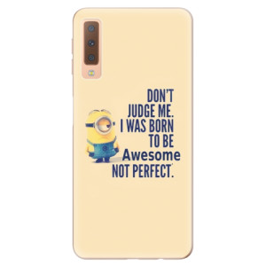 Silikonové pouzdro iSaprio - Samsung Galaxy A7 (2018) - Be Awesome