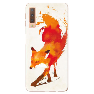 Silikonové pouzdro iSaprio - Samsung Galaxy A7 (2018) - Fast Fox