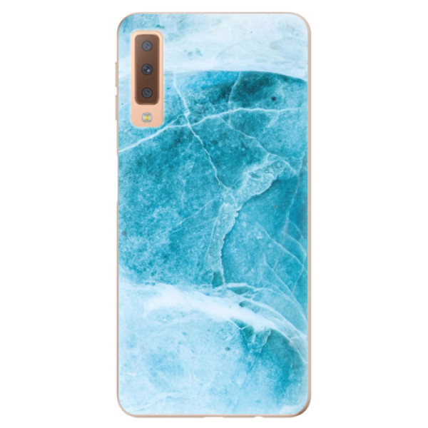 Silikonové odolné pouzdro iSaprio Blue Marble na mobil Samsung Galaxy A7 (2018) (Silikonový odolný kryt, obal, pouzdro iSaprio Blue Marble na mobil Samsung Galaxy A7 2018)