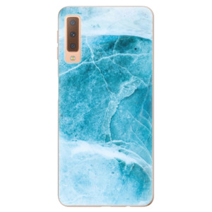 Silikonové pouzdro iSaprio - Samsung Galaxy A7 (2018) - Blue Marble