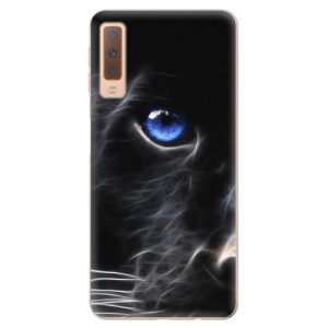 Silikonové pouzdro iSaprio - Samsung Galaxy A7 (2018) - Black Puma