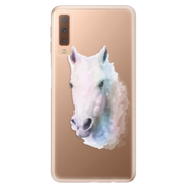 Odolné silikonové pouzdro iSaprio - Horse 01 - Samsung Galaxy A7 (2018)