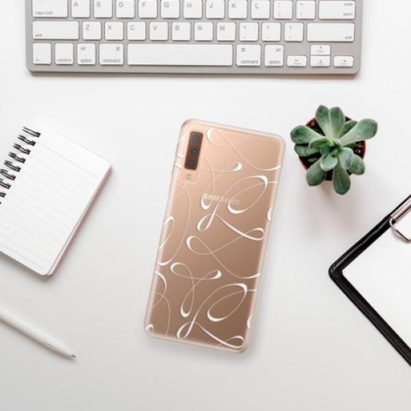 Silikonové pouzdro iSaprio - Samsung Galaxy A7 (2018) - Fancy white