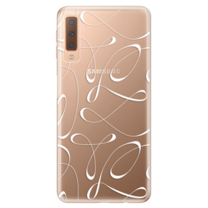 Silikonové pouzdro iSaprio - Samsung Galaxy A7 (2018) - Fancy white