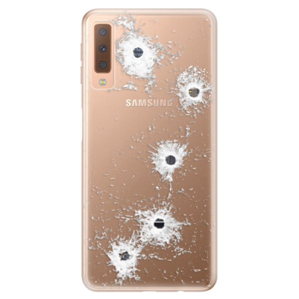 Odolné silikonové pouzdro iSaprio - Gunshots - Samsung Galaxy A7 (2018)