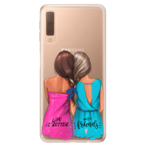 Silikonové pouzdro iSaprio - Samsung Galaxy A7 (2018) - Best Friends