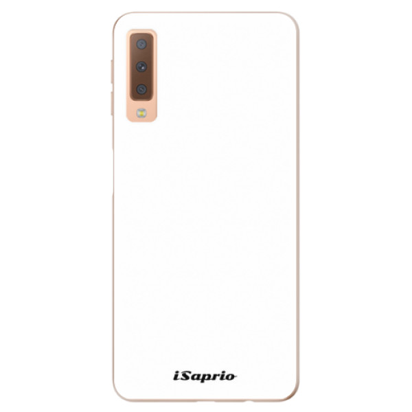 Odolné silikonové pouzdro iSaprio - 4Pure - bílý - Samsung Galaxy A7 (2018)