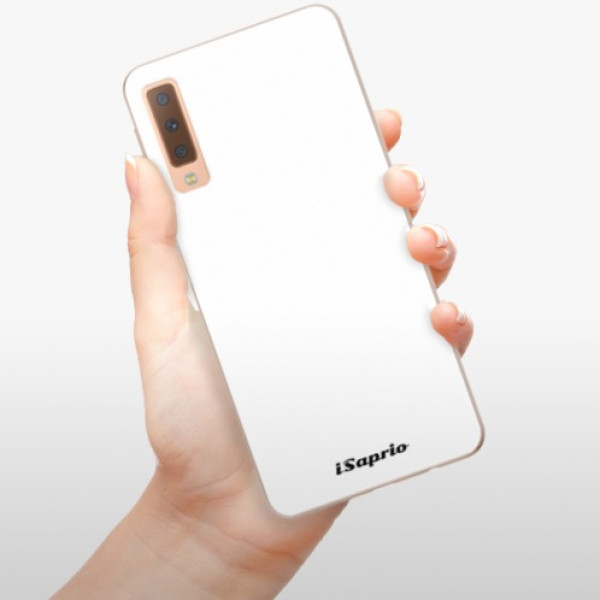 Silikonové pouzdro iSaprio - Samsung Galaxy A7 (2018) - 4Pure bílé