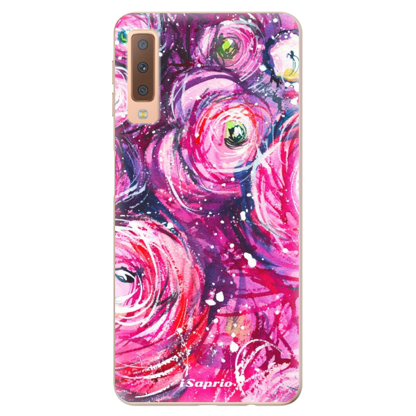 Odolné silikonové pouzdro iSaprio - Pink Bouquet - Samsung Galaxy A7 (2018)