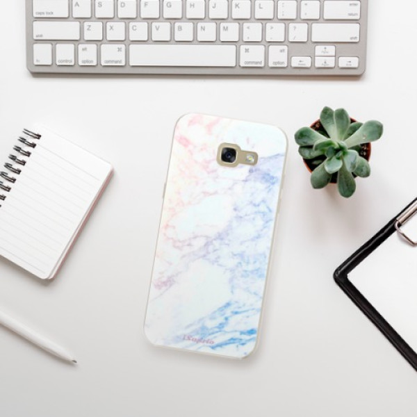 Silikonové pouzdro iSaprio - Samsung Galaxy A5 2017 - Raibow Marble 10