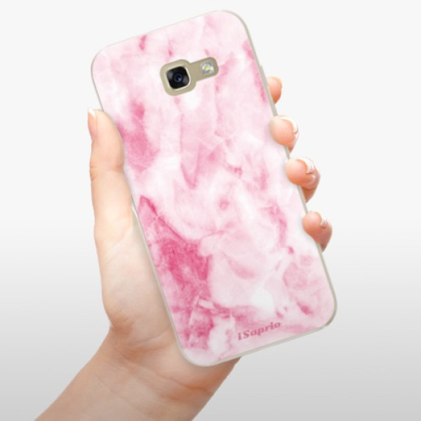 Silikonové pouzdro iSaprio - Samsung Galaxy A5 2017 - RoseMarble 16