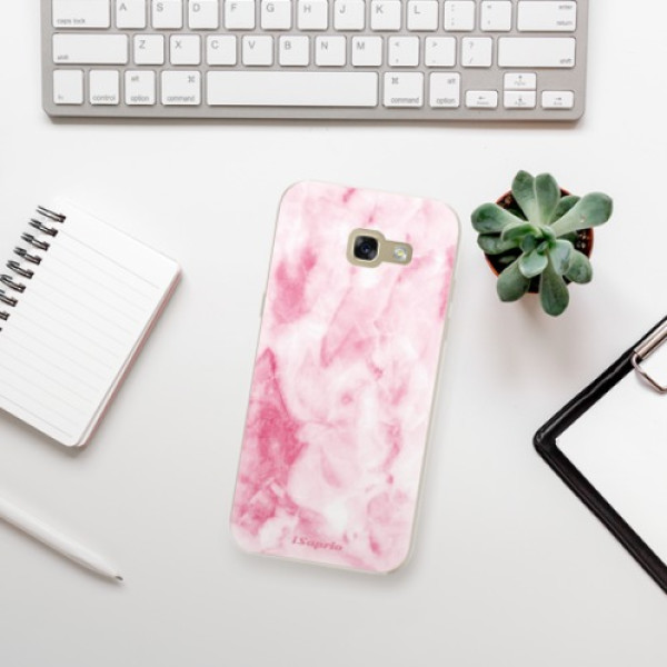Silikonové pouzdro iSaprio - Samsung Galaxy A5 2017 - RoseMarble 16
