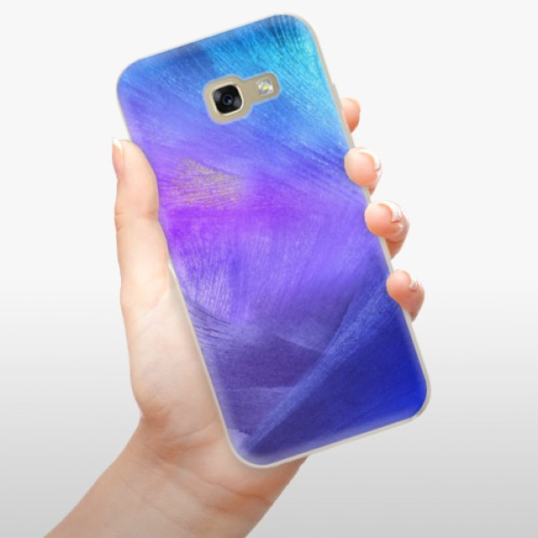 Silikonové pouzdro iSaprio - Samsung Galaxy A5 2017 - Purple Feathers