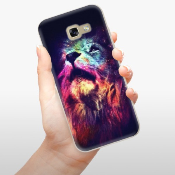 Silikonové pouzdro iSaprio - Samsung Galaxy A5 2017 - Lion in Colors
