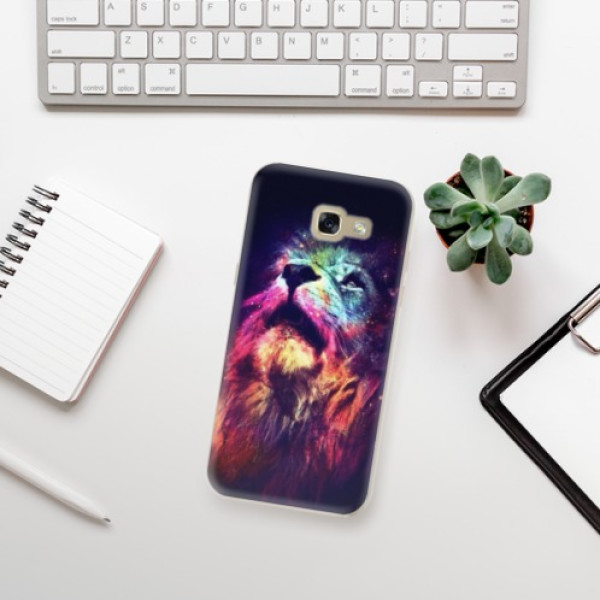 Silikonové pouzdro iSaprio - Samsung Galaxy A5 2017 - Lion in Colors