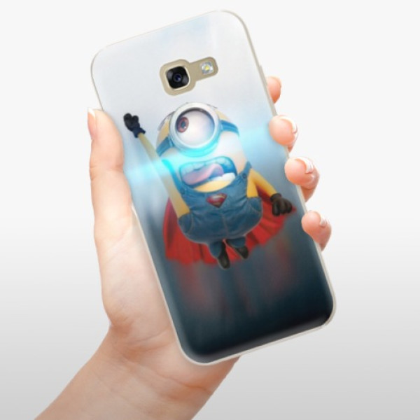 Silikonové pouzdro iSaprio - Samsung Galaxy A5 2017 - Mimons Superman 02