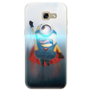 Silikonové pouzdro iSaprio - Samsung Galaxy A5 2017 - Mimons Superman 02