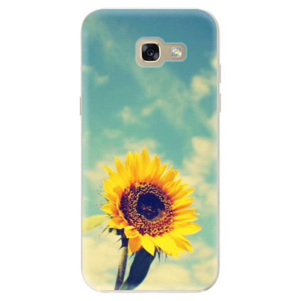 Silikonové odolné pouzdro iSaprio Sunflower 01 na mobil Samsung Galaxy A5 2017 (Silikonový odolný kryt, obal, pouzdro iSaprio Sunflower 01 na mobil Samsung Galaxy A5 (2017))