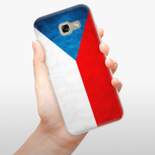 Silikonové pouzdro iSaprio - Samsung Galaxy A5 2017 - Czech Flag
