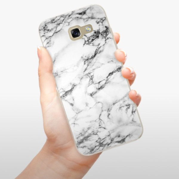 Silikonové pouzdro iSaprio - Samsung Galaxy A5 2017 - White Marble 01