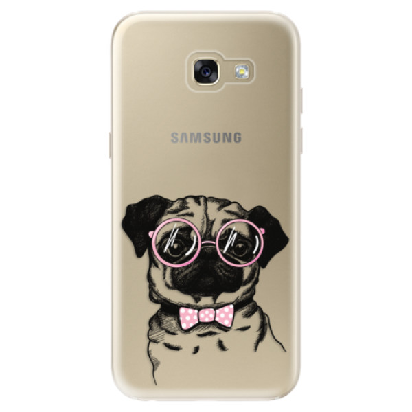 Silikonové odolné pouzdro iSaprio The Pug na mobil Samsung Galaxy A5 2017 (Silikonový odolný kryt, obal, pouzdro iSaprio The Pug na mobil Samsung Galaxy A5 (2017))