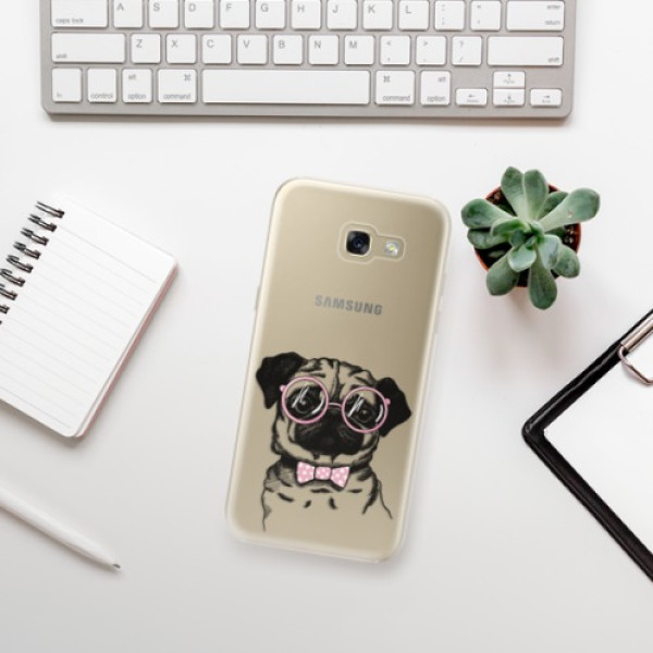 Silikonové pouzdro iSaprio - Samsung Galaxy A5 2017 - The Pug