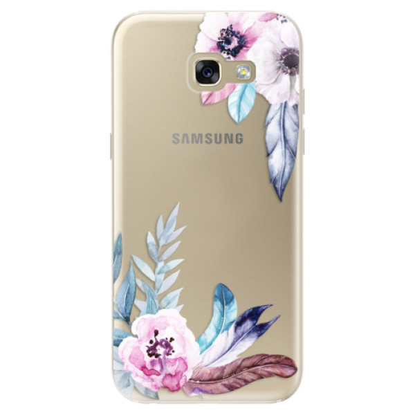 Silikonové odolné pouzdro iSaprio Flower Pattern 04 na mobil Samsung Galaxy A5 2017 (Silikonový odolný kryt, obal, pouzdro iSaprio Flower Pattern 04 na mobil Samsung Galaxy A5 (2017))