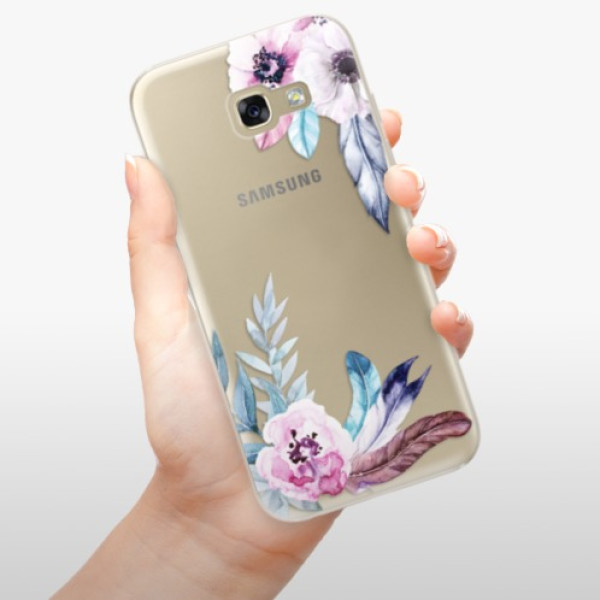 Silikonové pouzdro iSaprio - Samsung Galaxy A5 2017 - Flower Pattern 04
