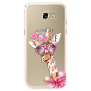 Silikonové pouzdro iSaprio - Samsung Galaxy A5 2017 - Lady Giraffe