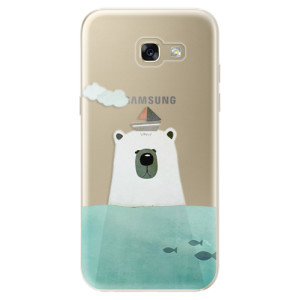 Silikonové pouzdro iSaprio - Samsung Galaxy A5 2017 - Bear With Boat