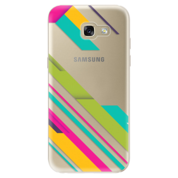Odolné silikonové pouzdro iSaprio - Color Stripes 03 - Samsung Galaxy A5 2017