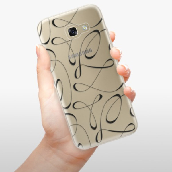 Silikonové pouzdro iSaprio - Samsung Galaxy A5 2017 - Fancy black