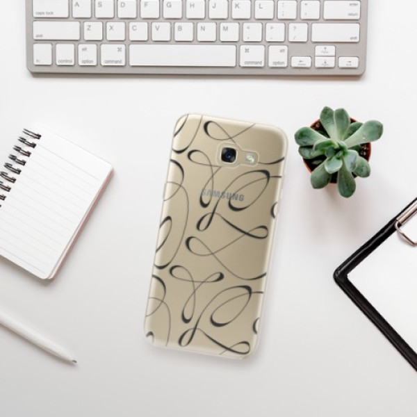 Silikonové pouzdro iSaprio - Samsung Galaxy A5 2017 - Fancy black