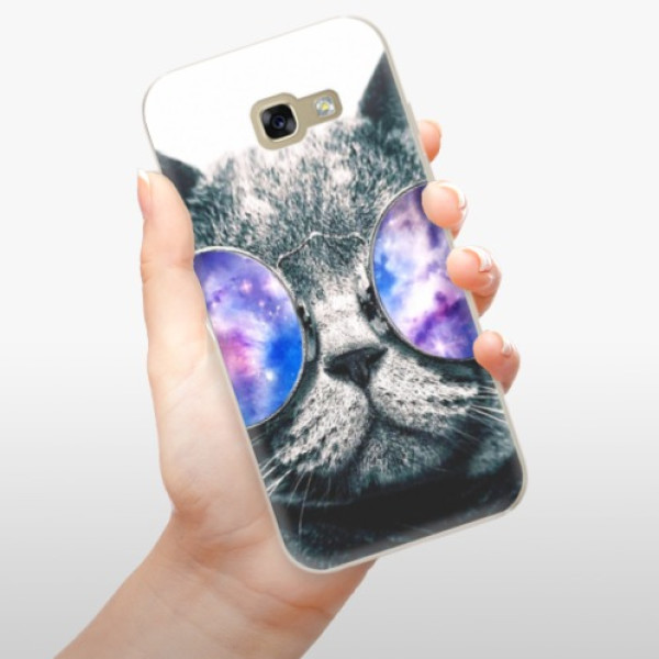 Silikonové pouzdro iSaprio - Samsung Galaxy A5 2017 - Galaxy Cat