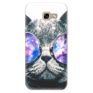Silikonové pouzdro iSaprio - Samsung Galaxy A5 2017 - Galaxy Cat