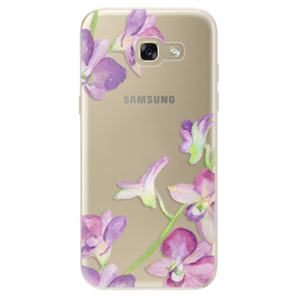 Silikonové odolné pouzdro iSaprio Purple Orchid na mobil Samsung Galaxy A5 2017 (Silikonový odolný kryt, obal, pouzdro iSaprio Purple Orchid na mobil Samsung Galaxy A5 (2017))