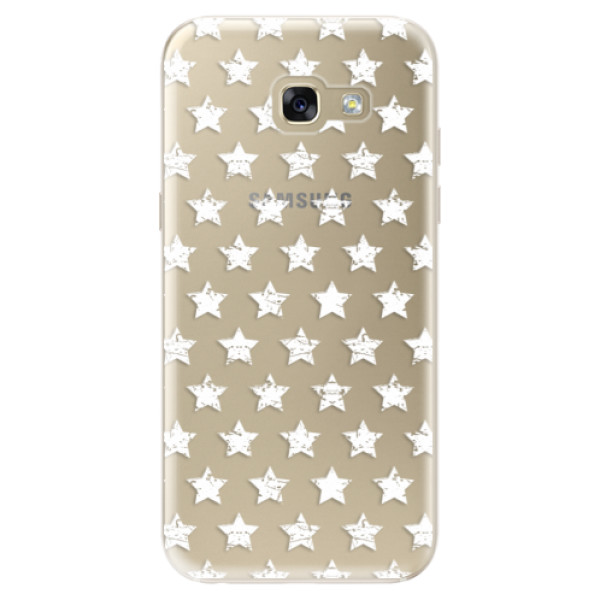 Odolné silikonové pouzdro iSaprio - Stars Pattern - white - Samsung Galaxy A5 2017