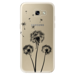 Silikonové pouzdro iSaprio - Samsung Galaxy A5 2017 - Three Dandelions black