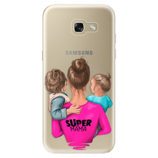 Odolné silikonové pouzdro iSaprio - Super Mama - Boy and Girl - Samsung Galaxy A5 2017