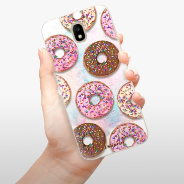 Silikonové pouzdro iSaprio - Samsung Galaxy J5 2017 - Donuts 11